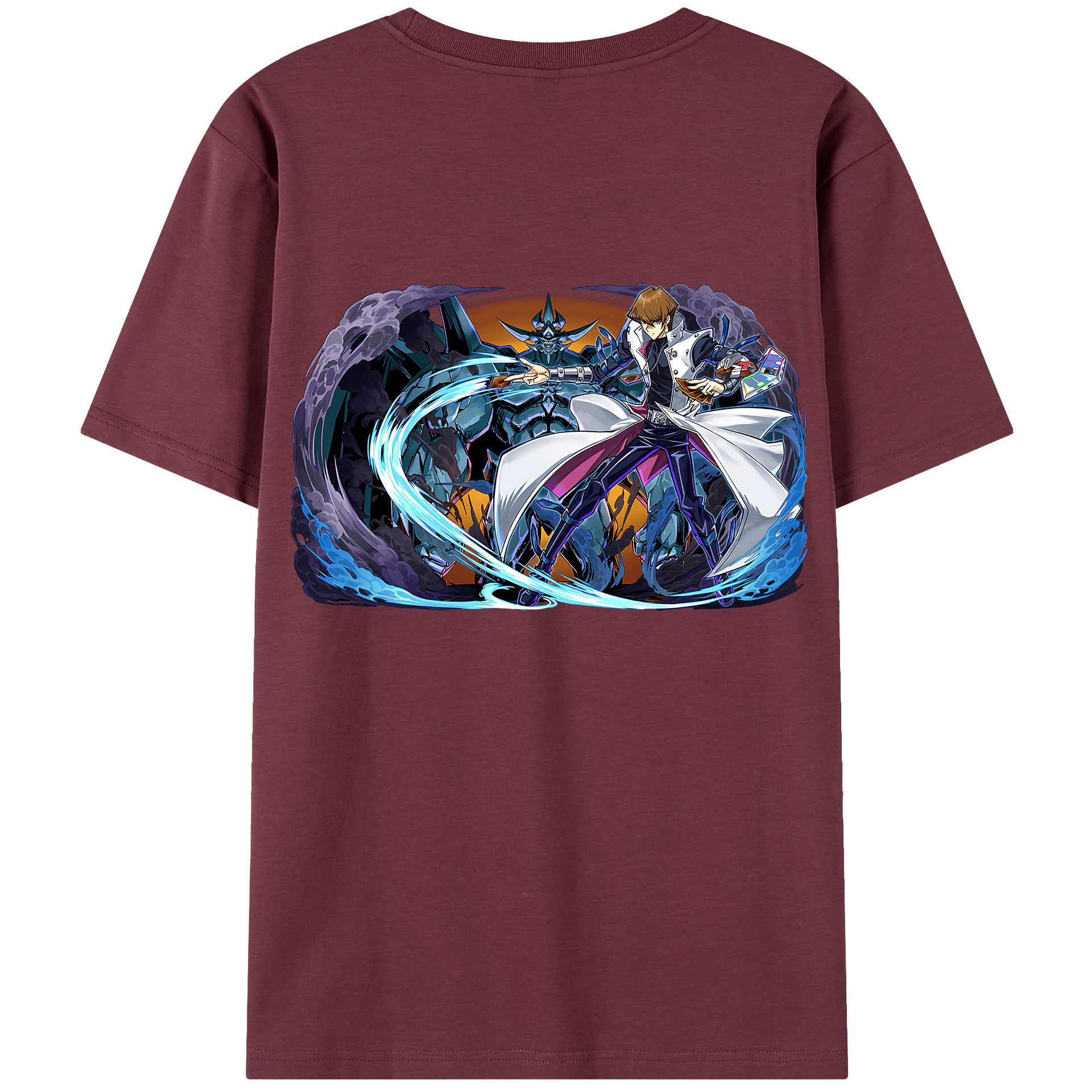 （画像用） 遊☆戯☆王 Yu-Gi-Oh! 綿100％半袖Tシャツ（背面プリント）